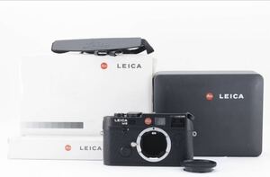 【美品.動作詳細有】Leica M6 TTL 0.72 ブラック レンジファインダー フィルムカメラ 純正元箱.ストラップ付 SN2479691