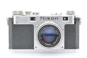 Nikon S2 前期型 シルバー + NIKKOR-H・C 5cm F2 ニコン レンジファインダー フィルムカメラ ジャンク