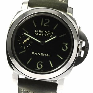 パネライ PANERAI PAM00111 ルミノールマリーナ スモールセコンド 手巻き メンズ 保証書付き_802351