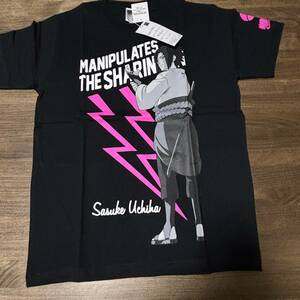 ◎NARUTO うちはサスケ Ｔシャツ Sasuke Uchiha shirt 黒C