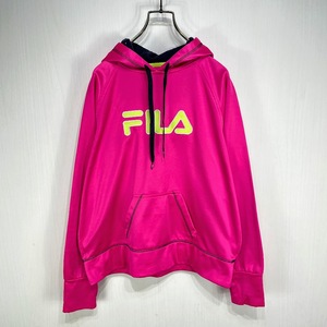 FILA ジャージ パーカー Lサイズ フィラ ピンク 古着 ロゴ