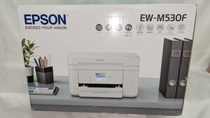 【H2629】 EPSON EW-M530F A4インクジェットFAX複合機 (プリント/コピー/スキャナ/ファクス)新品 未開封