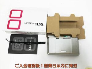 【1円】ニンテンドーDS 本体 シルバー/ブラック 任天堂 NTR-001 初期化済 動作確認済 H09-101yk/F3