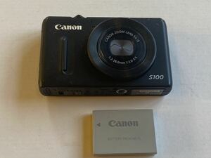（18）Canon キャノン コンパクトデジタルカメラ PowerShot パワーショット S100 ブラック