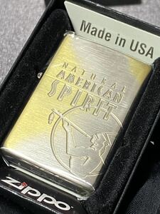 zippo アメリカンスピリット 2面連続刻印 限定品 特殊加工 希少モデル 2018年製 NATURAL AMERICAN SPIRIT ケース 保証書付き