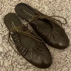 DRIES VAN NOTEN パンプス サンダル レザー 36 イタリア製