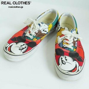 【観賞用】VANS/バンズ×Disney/ディズニー コラボ 総柄プリント スリッポン /28 /060