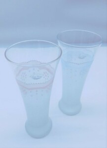 ★上0948 グラス 2客 ペア ペアグラス タンブラーグラス ジュースグラス 麦茶コップ ガラスコップ ガラス製 食器 / 陽
