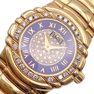 ピアジェ PIAGET タナグラ 16033MA01D K18イエローゴールド ダイヤモンド 腕時計 レディース 中古