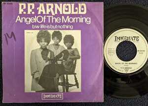 P.P.Arnold-Angel Of The Morning★仏Immediate Orig.7"/マト1