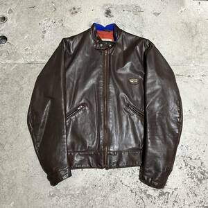 70s～ Lewis Leathers ルイスレザー シングルライダースジャケット サイズ42 併1190