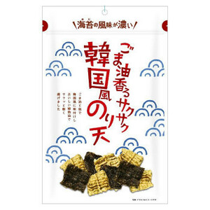 まとめ得 まるか食品　ごま油香るサクサク韓国風のり天　68g(10×4) x [3個] /a