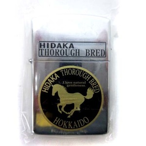 未使用品 HIDAKA THROUGH BRED オイルライター シルバーカラー 喫煙具 ■SG