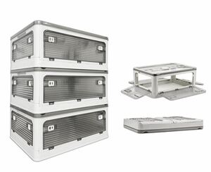 Sサイズ 6個セット 収納ボックス 折りたたみ 収納ケース 簡単組み立て 安全な積み重ね 軽い移動 小物入れ 簡単なアクセス 積み重ね 白