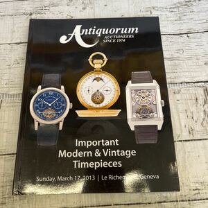 g269 Antiquorum 腕時計　オークションカタログ　パテックフィリップ　ロレックス