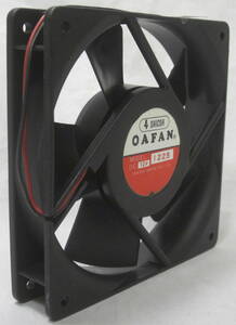 ★☆OAFAN:120mm角ウス型5枚羽DC12V,DCファンモーター/ガード付1個未使用品R050131☆★