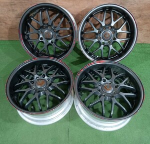 【CRIMSON/RACING　SPARCO】15×6.5J　ET53　4H/100-114.3　4本セット！