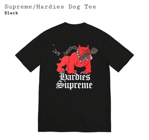 国内正規品　新品未使用 Supreme Hardies Dog tee black XXL ドッグ　Tシャツ　ブラック　黒