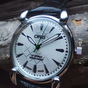 ●希少！●オリス■ORIS 手巻き機械式1980年代ヴィンテージメンズ腕時計アンティーク即納　男性人気ブランド0406k