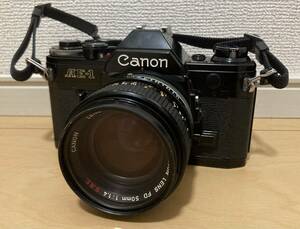 【1円スタート】Canon●キャノン●フィルムカメラ●AE-1●CANON LENS FD 50mm 1:1.4 S.S.C.●電池4LR44対応