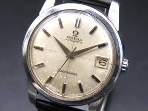 1円～! 稼動品★正規品 OMEGA オメガ 166009 シーマスター クロスライン 自動巻き Cal.562 デイト ヴィンテージ メンズ腕時計 TTKLG5599