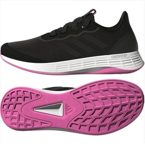 未使用即決 adidasアディダス QT RACER SPORT W 24.5cm Q46321 ブラック