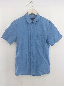 ◇ A.P.C. アー ペー セー 半袖 シャツ サイズXS ブルー メンズ