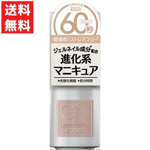 ジーエヌバイジーニッシュマニキュア 035 GRACE グレース 5ml ベージュ ジェルネイル成分配合 超速乾