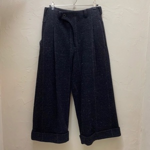 DEVOA デヴォア 23AW Baggy pants Shetland wool バギーパンツ シェットランドウール【代官山01】