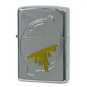 絶版/ヴィンテージ Zippo ジッポー 中古 2008年製造フルーツ 銀メッキ エポキシ樹脂 レモン [N]未使用・新品