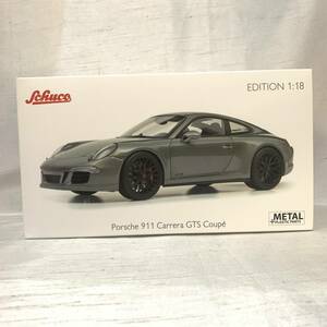 ● Schuco 1/18 ポルシェ 911 カレラ GTS クーペ メノウ・グレー 450039600 検) シュコー Porsche ミニカー minicar ダイキャスト