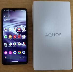 AQUOS sense6s シャープ製 ブラック 楽天モバイル Snapdragon 695 5G 4G/64GB おまけ付き 極美品 1円開始 最低落札価格なし