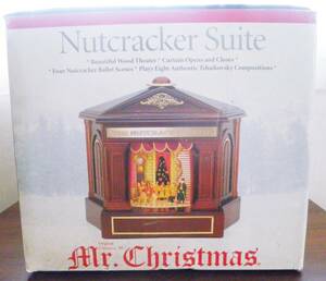 激レア！入手困難 廃盤 1点のみ ミスタークリスマス 最高峰 完全新品 未使用品 The Nut Cracker Suite くるみ割り人形劇場 木製 送料無料 