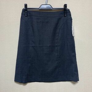 ストライプスカート　スーツ　64㎝　チャコールグレー 【MA-353】