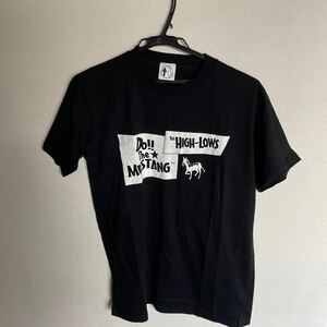 THE HIGH-LOWS Tシャツ Do!! The☆MUSTANG 半袖Tシャツ ブラック Sサイズ程度