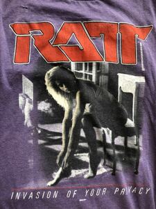 RATT オンブック 85年 ヴィンテージ バンドＴ ラット invasion パープル motley crue guns n roses LA skid row metallica MTV