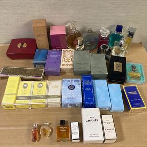 未開封 未使用 中古 香水 CHANEL NINA RICCI BVLGARI GIVENCHY SAMOURAI など 全部で 34点 セット まとめて 