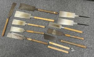 ■ のこぎり まとめ 合計14点 大工道具 鋸 ノコギリ 両刃鋸 両刃 片刃 刃物 工具 