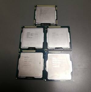 Intel　Core　CPU　i3-550　i3-2120　i3-3240　i3-2120　i3-4130　動作確認済み　5枚　まとめ売り