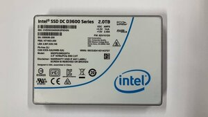 Intel SSD DC D3600 Series 2TB SSDPD2ME020T4 2.5 NVMe/PCIe SSD 2.0T★送料無料★動作品