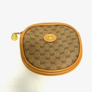 A2　GUCCI　グッチ　OLD　GUCCI　マイクロGG　ポーチ　小銭入れ
