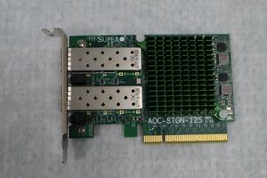 E7208 (5) & L MSUPERMICRO AOC-STGN-I2S AOC-STGN-I2S Supermicro デュアルポート 10 ギガビット イーサネットアダプタ