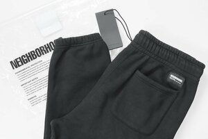 NEIGHBORHOOD ◆23AW PLAIN SWEATPANTS スウェット パンツ 黒 Lサイズ イージー ジョガーパンツ ネイバーフッド ◆15/MK17