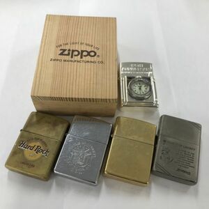 F197-O35-1755■◎ ZIPPO ジッポ オイルライター まとめ売り 5点セット Hard Rock 自由の女神 25thアニバーサリー など ※火花あり