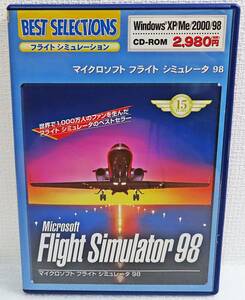 【CD-ROM】『Microsoft Flight Simulator マイクロソフトフライトシミュレータ98／BEST SELECTIONS』◆送料140～