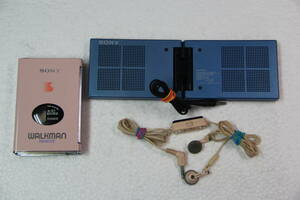 SONY ステレオカセットプレーヤー/スピーカーシステム Walkman WM-109/SS-WM20 まとめて2個セット