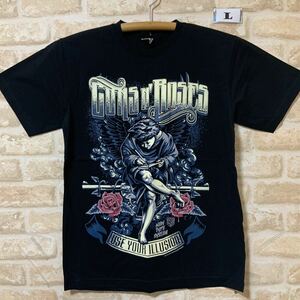 ガンズアンドローゼズ　Tシャツ　Lサイズ　管2779 ンズ・アンド・ローゼズ（Guns N