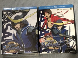 Blu-ray DVD コンボパック　戦国BASARA　戦国バサラ　海外輸入版　Sengoku Basara　 Samurai Kings 　シーズン１＆２期　BOX