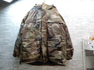 THE NORTH FACE/ノースフェイス/ND00492/マクマードパーカー/迷彩柄/カーキ/ダウンジャケット/フード付き/Lサイズ