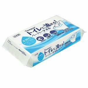 【新品】（まとめ）トライフ トイレに流せる！ペーパータオル 200枚/パック 1セット（35パック） 【×3セット】